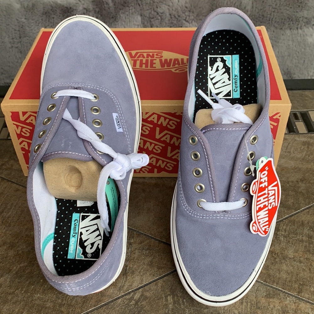 VANS COMFYCUSH AUTHENTIC SUEDE GRANITE BLUE MENS - Picture 2 of 15